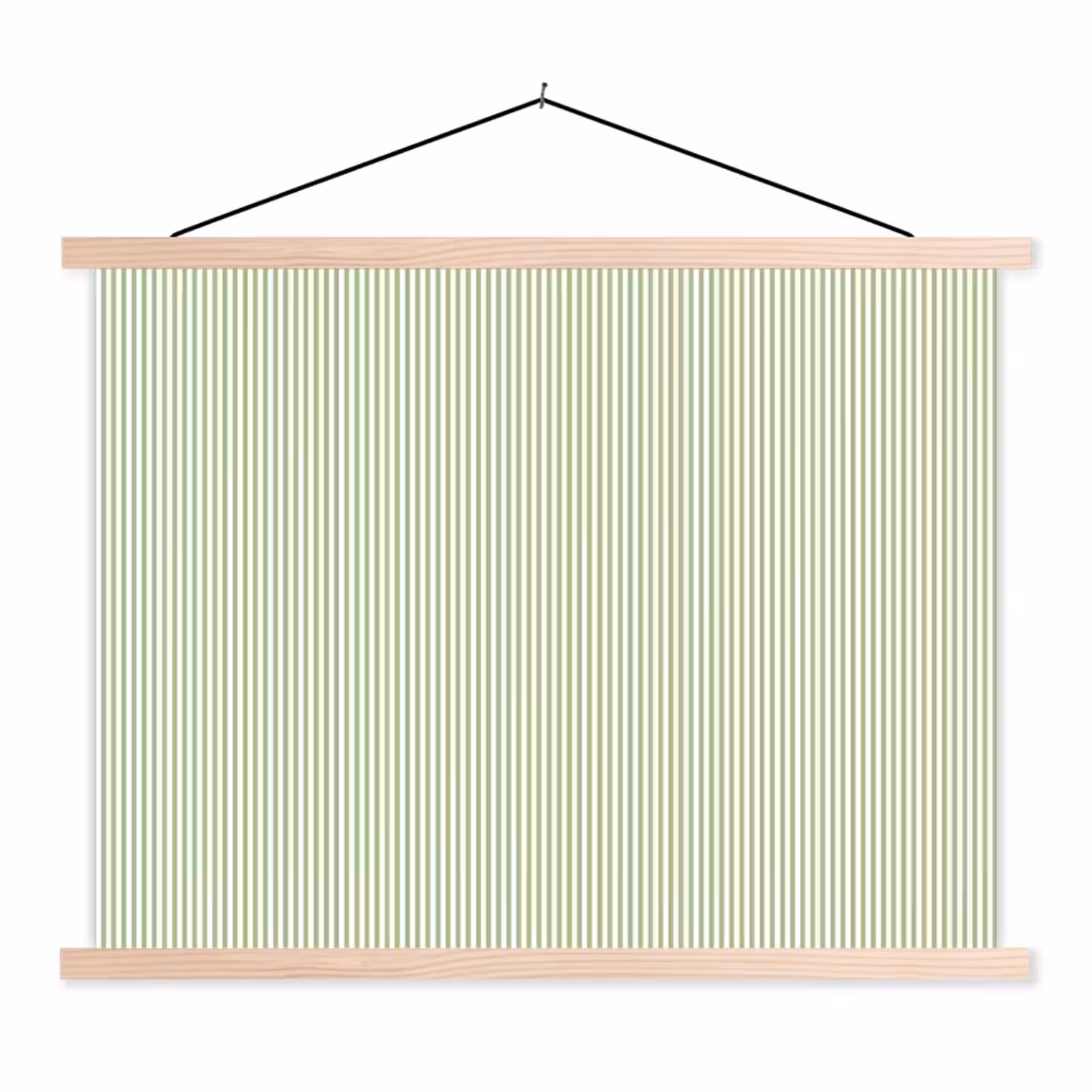 Schoolplaat - Saliegroen - Strepen - Minimalistisch - Patroon — 1