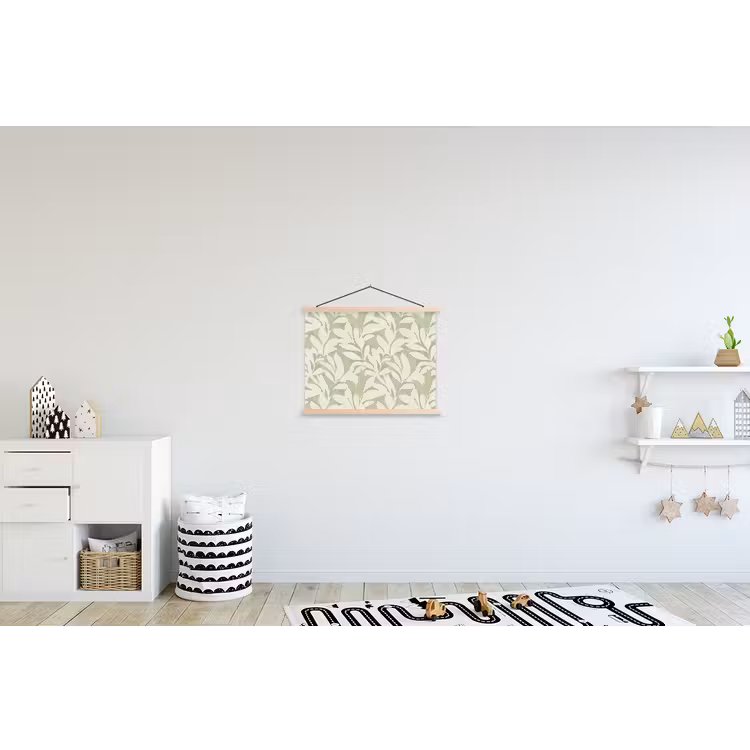 Schoolplaat - Saliegroen - Botanisch - Minimalistisch - Patroon — 3