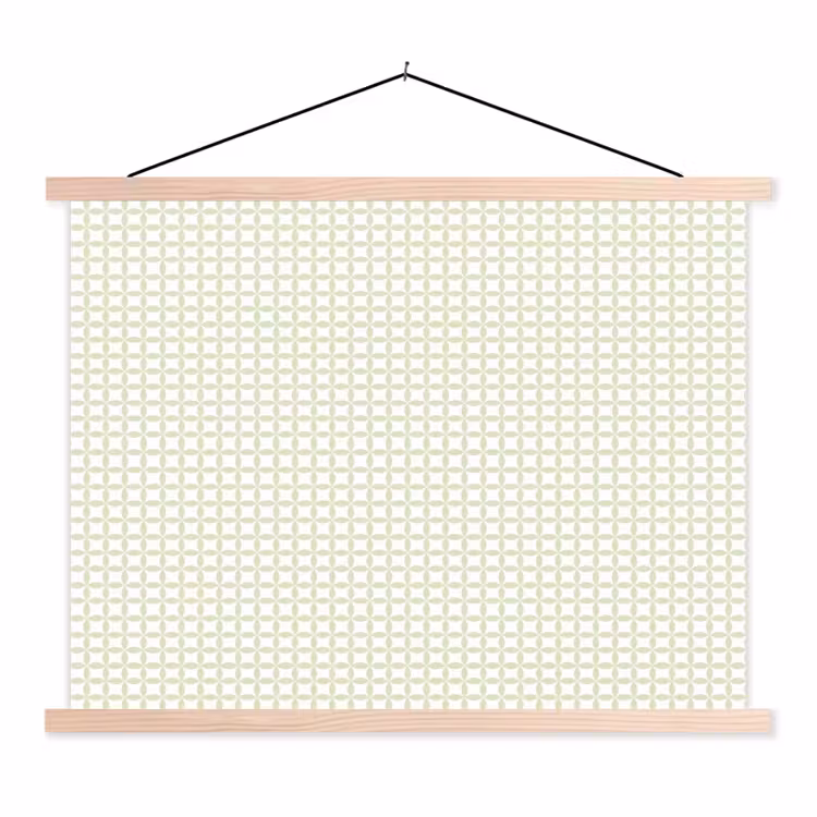 Schoolplaat - Saliegroen - Geometrisch - Cirkels - Patroon — 1