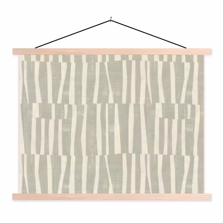 Schoolplaat - Saliegroen - Strepen - Geometrisch - Textuur - Patroon — 1