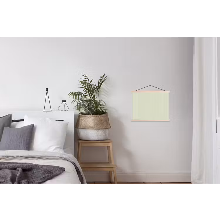 Schoolplaat - Saliegroen - Strepen - Minimalistisch - Patroon — 2