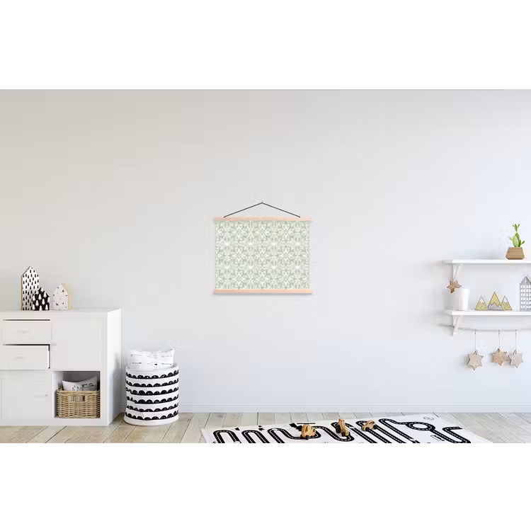 Schoolplaat - Saliegroen - Symmetrisch - Mandala - Ornament - Patroon — 3