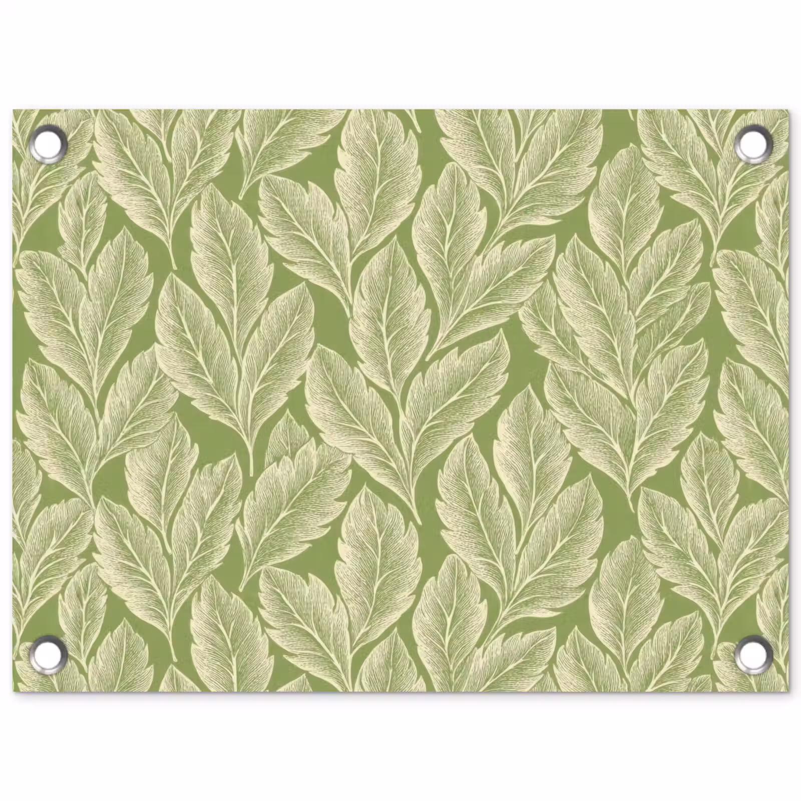 Tuinposter - Groen - Botanisch - Bladeren - Vintage - Patroon — 1