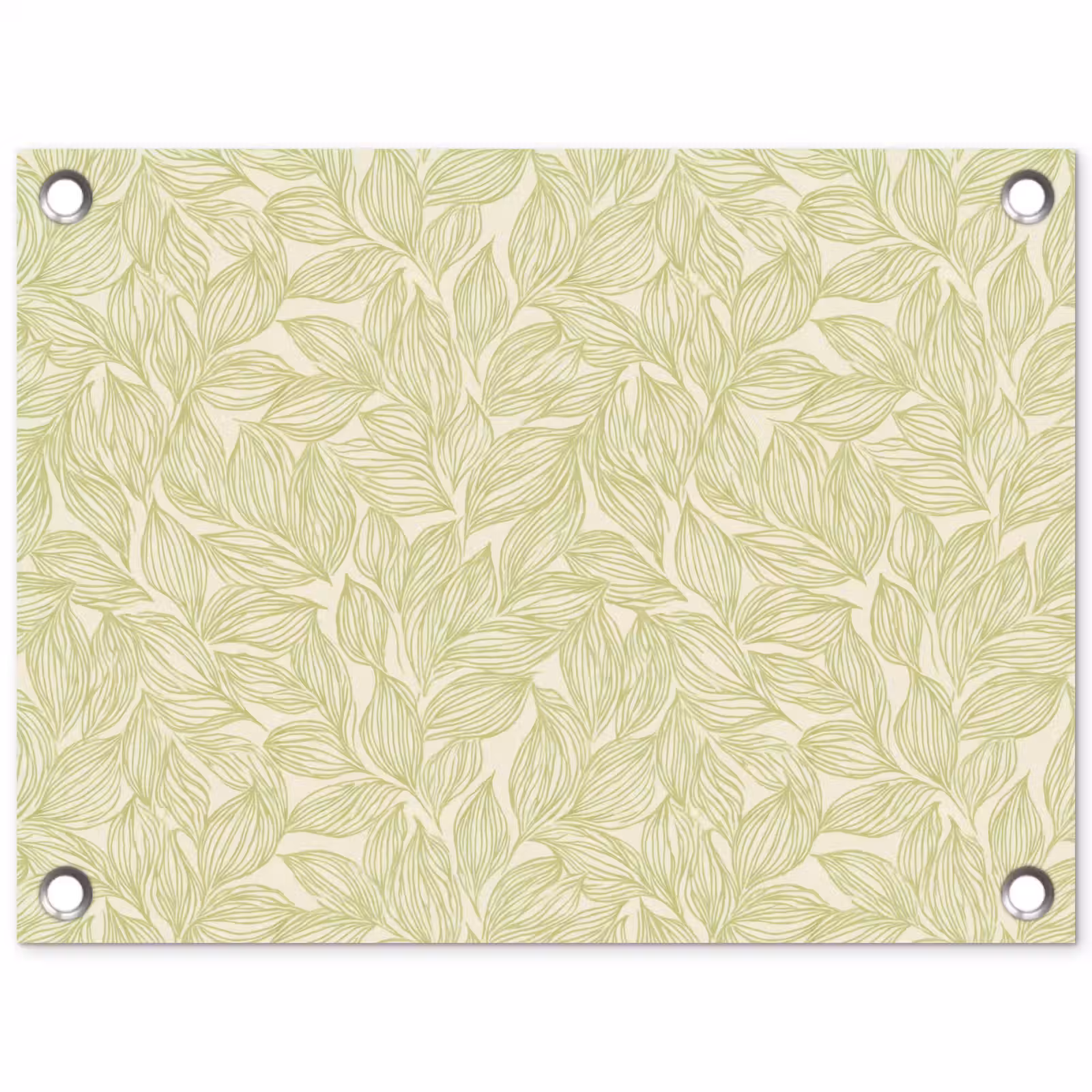 Tuinposter - Saliegroen - Botanisch - Bladeren - Handgetekend - Patroon — 1