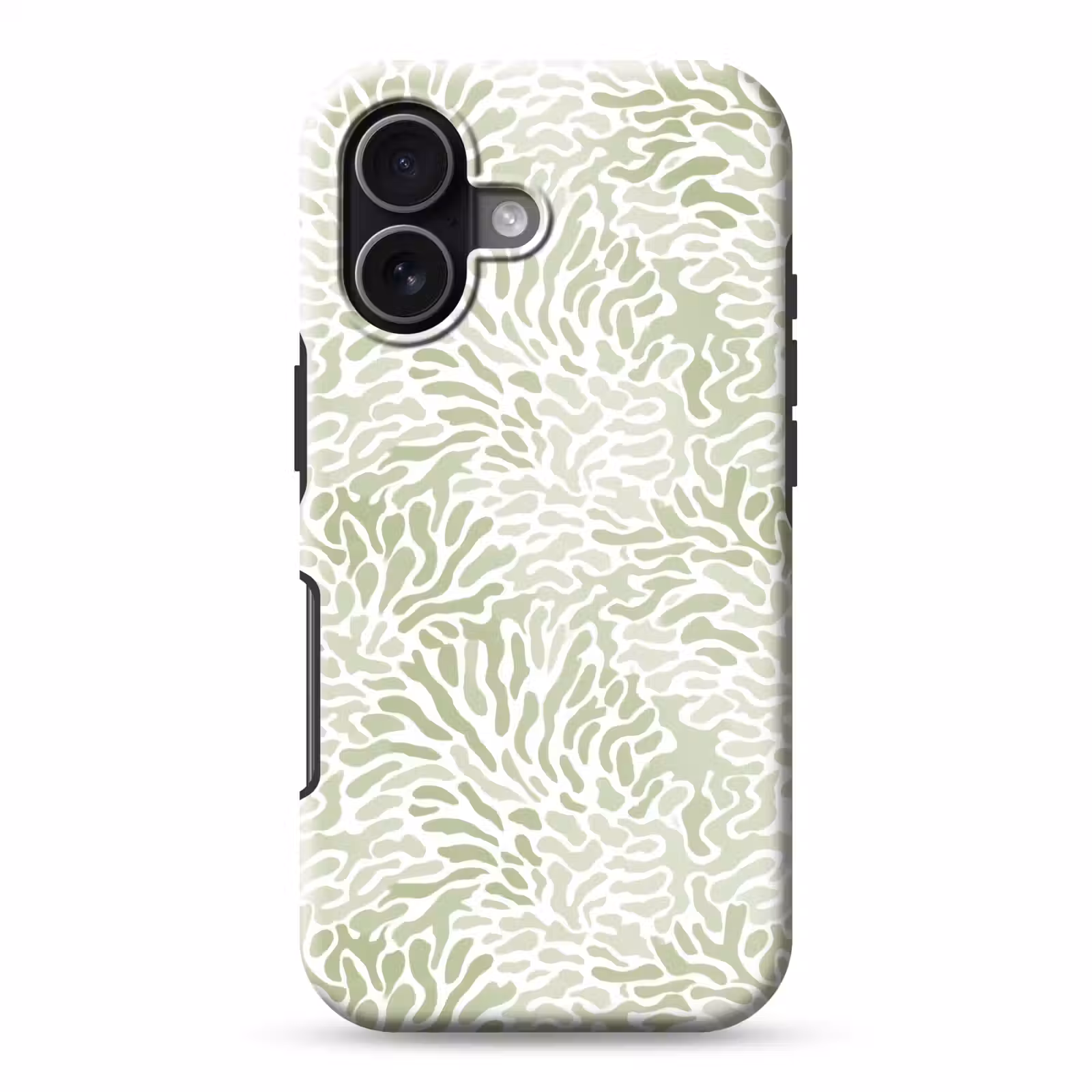 Telefoonhoesje Toughcase - Saliegroen - Abstract - Organisch - Koraal - Patroon — 1