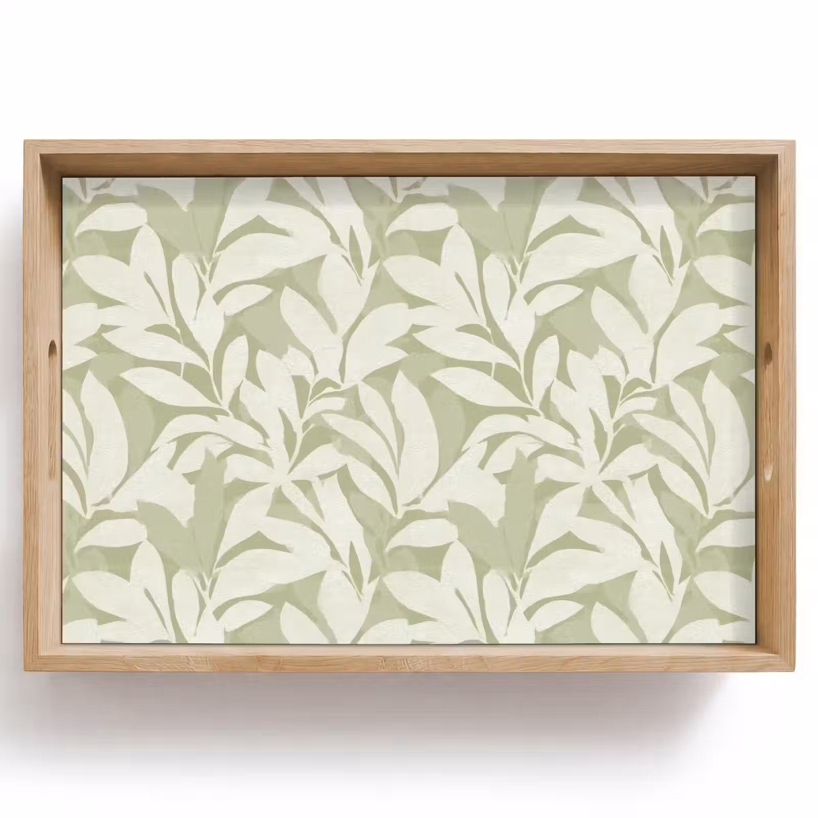 Dienblad - Saliegroen - Botanisch - Minimalistisch - Patroon — 1