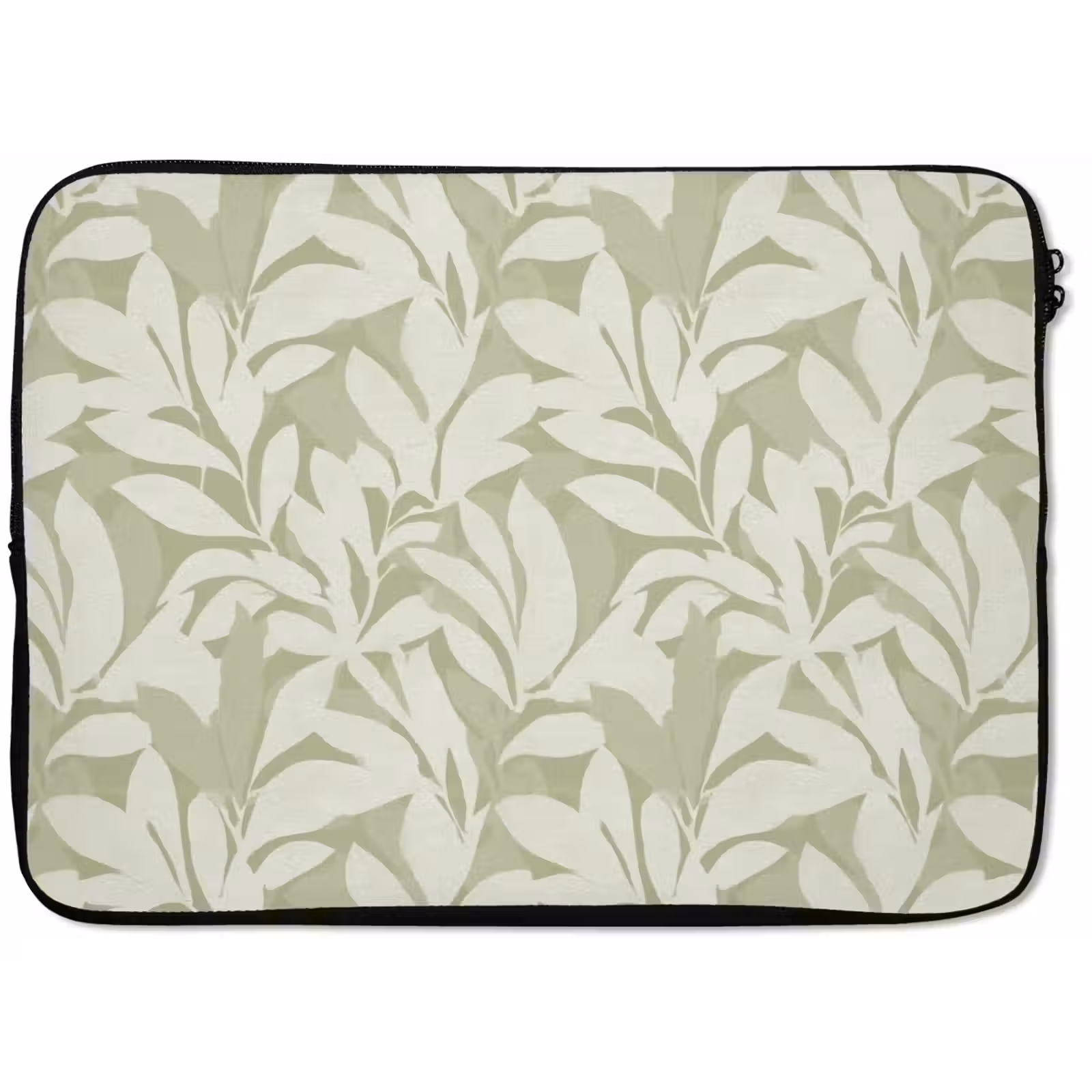 Laptophoes Saliegroen - Botanisch - Minimalistisch - Patroon — 1