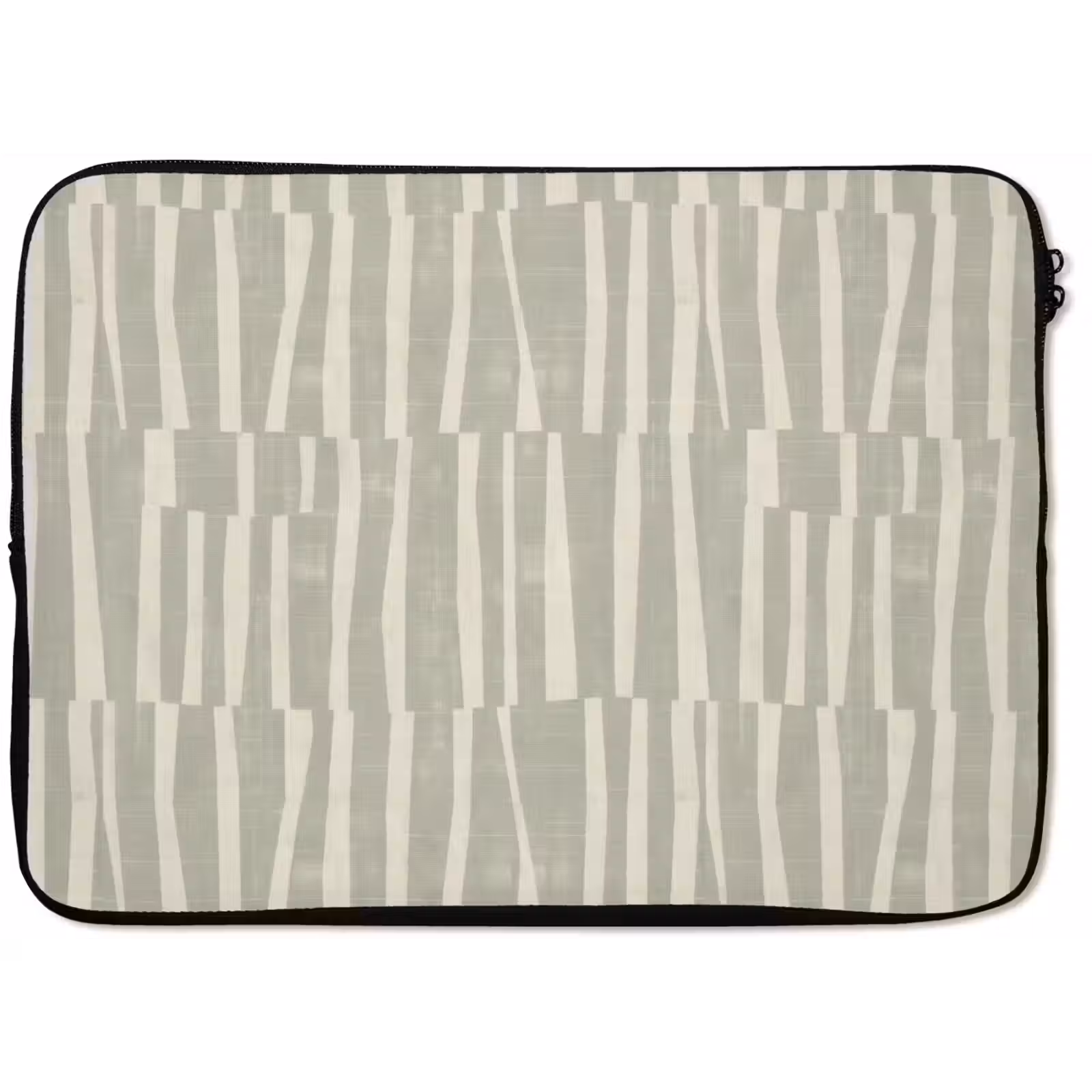 Laptophoes Saliegroen - Strepen - Geometrisch - Textuur - Patroon — 1