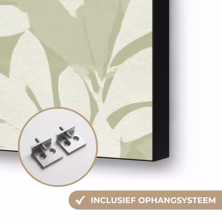 Art frame - Saliegroen - Botanisch - Minimalistisch - Patroon — 6