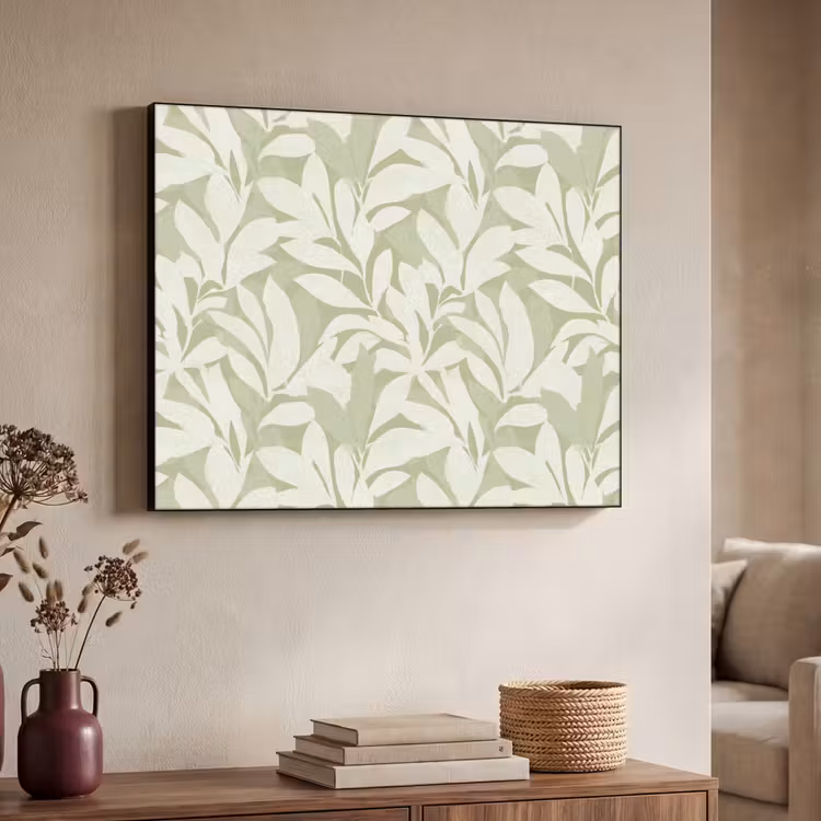 Art frame - Saliegroen - Botanisch - Minimalistisch - Patroon — 7
