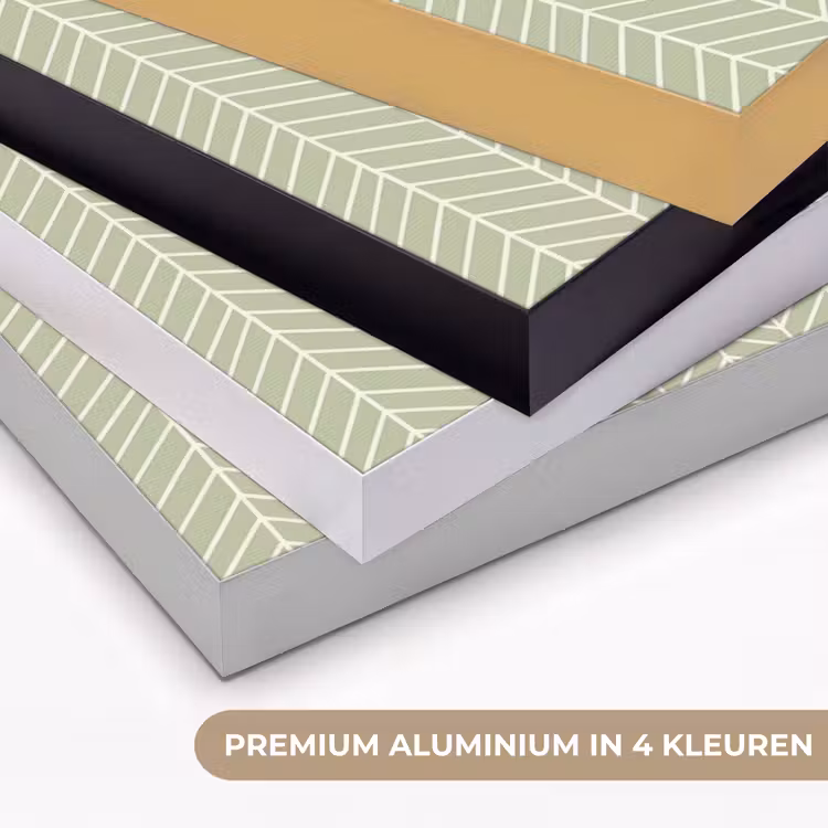 Art frame - Saliegroen - Visgraat - Geometrisch - Patroon — 2