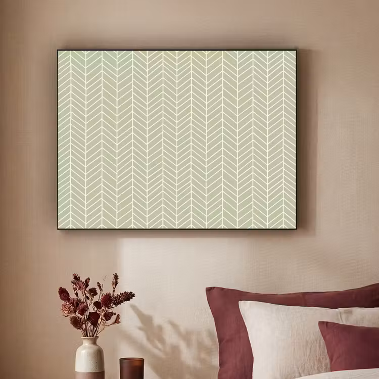 Art frame - Saliegroen - Visgraat - Geometrisch - Patroon — 3