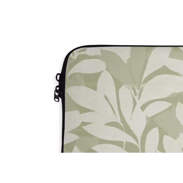 Laptophoes Saliegroen - Botanisch - Minimalistisch - Patroon — 5