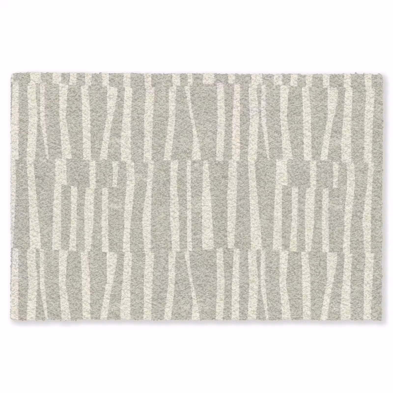 Vloerkleed - Saliegroen - Strepen - Geometrisch - Textuur - Patroon — 1