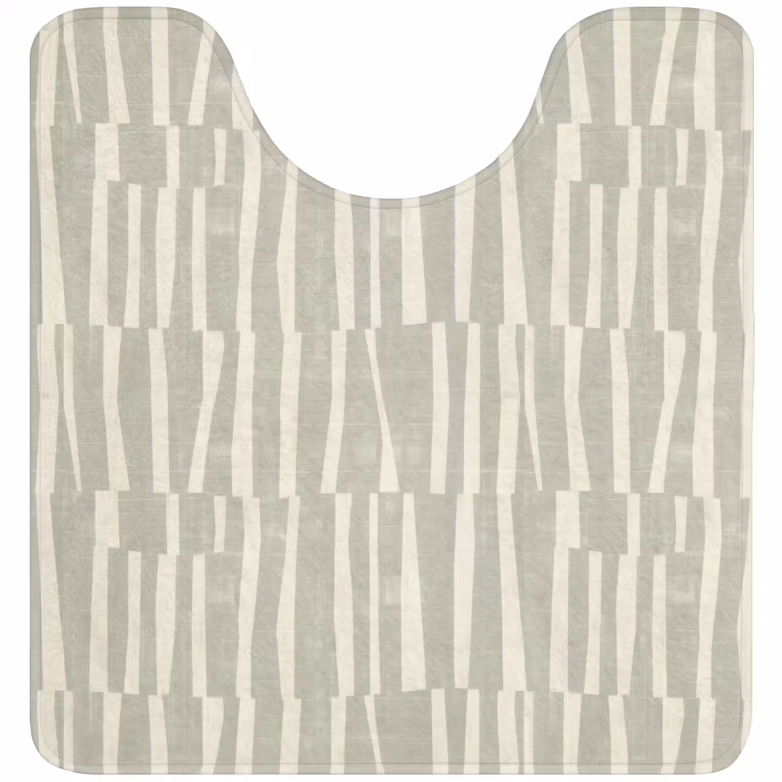 WC Mat - Saliegroen - Strepen - Geometrisch - Textuur - Patroon — 1