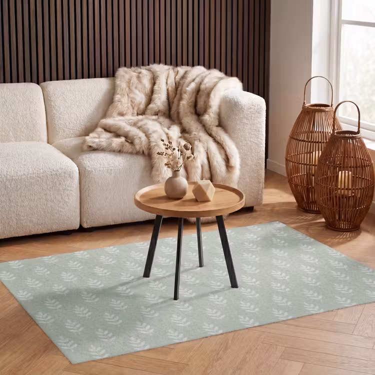 Vloerkleed - Saliegroen - Botanisch - Takjes - Minimalistisch - Patroon — 3
