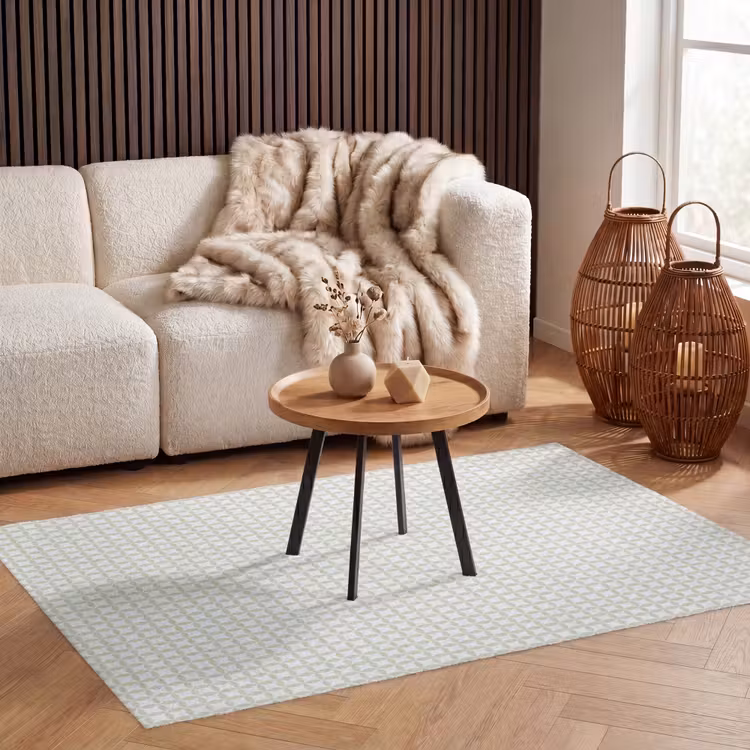 Vloerkleed - Saliegroen - Geometrisch - Cirkels - Patroon — 3
