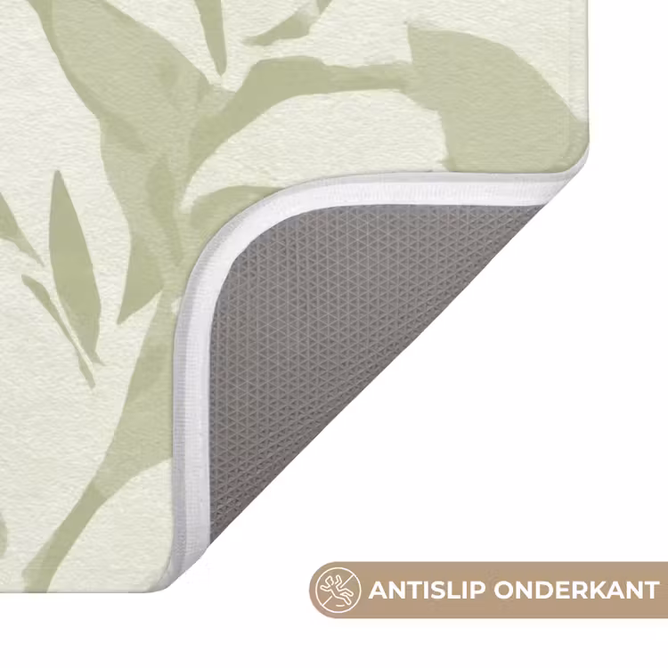 WC Mat - Saliegroen - Botanisch - Minimalistisch - Patroon — 4