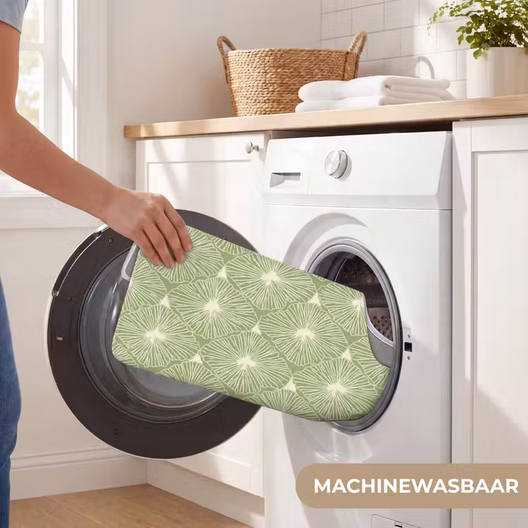 WC Mat - Saliegroen - Botanisch - Ruiten - Organisch - Patroon — 6
