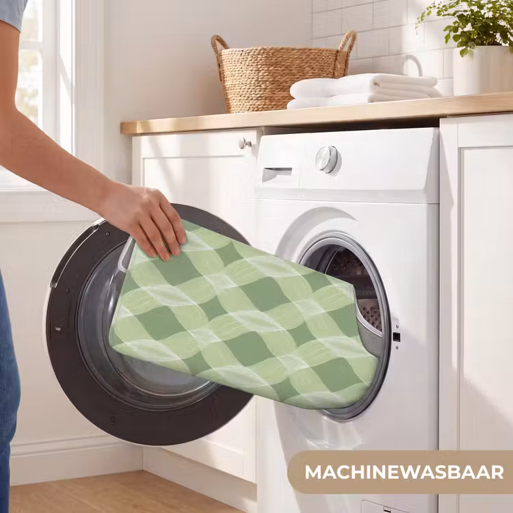 WC Mat - Saliegroen - Geometrisch - Organisch - Traliewerk - Patroon — 6