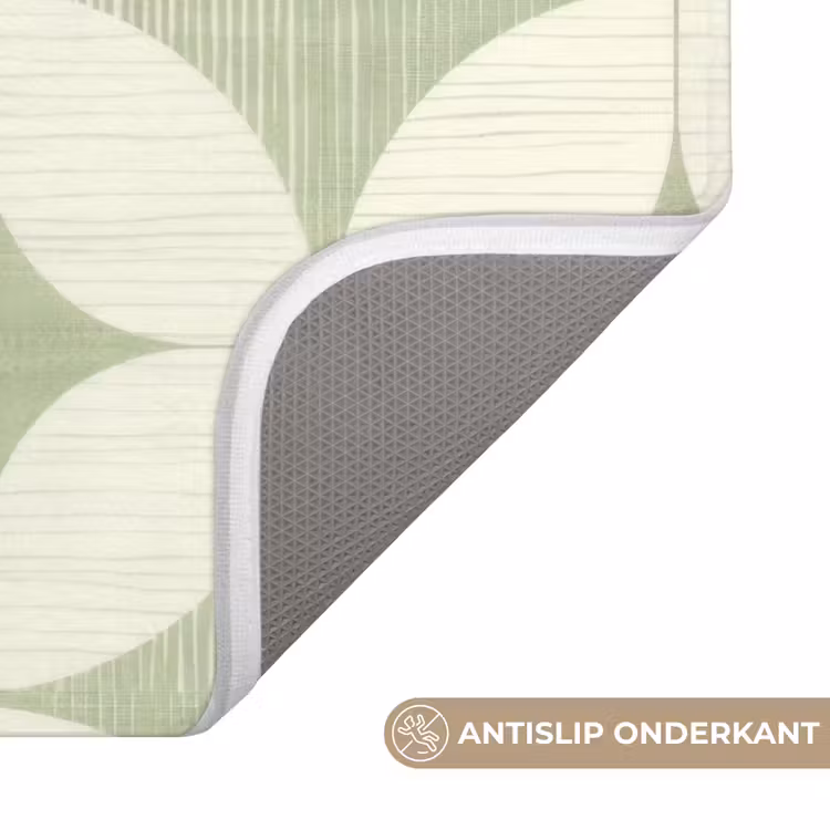 WC Mat - Saliegroen - Geometrisch - Retro - Mid-Century - Patroon — 4