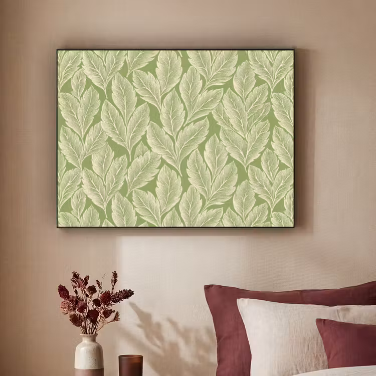 Art frame - Groen - Botanisch - Bladeren - Vintage - Patroon — 3