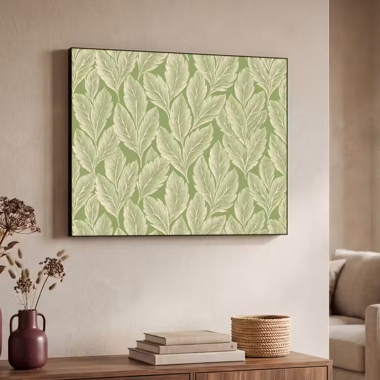 Art frame - Groen - Botanisch - Bladeren - Vintage - Patroon — 7