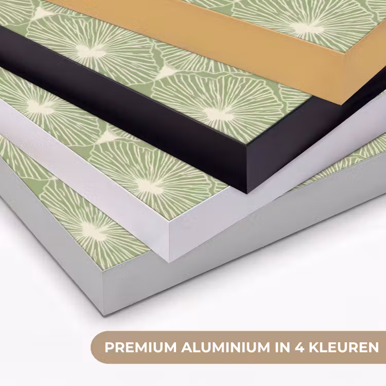 Art frame - Saliegroen - Botanisch - Ruiten - Organisch - Patroon — 2
