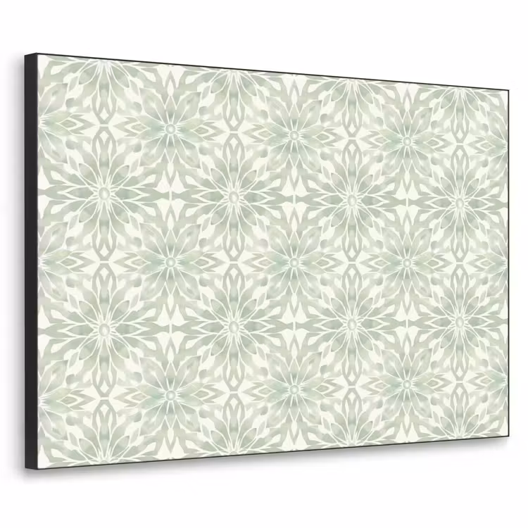 Art frame - Saliegroen - Symmetrisch - Mandala - Ornament - Patroon — 1