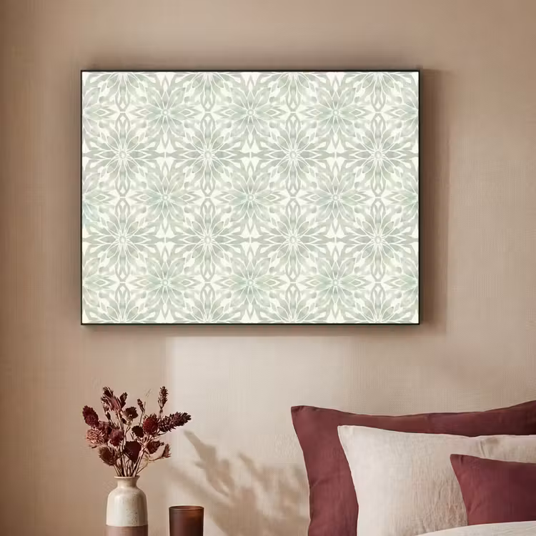 Art frame - Saliegroen - Symmetrisch - Mandala - Ornament - Patroon — 3