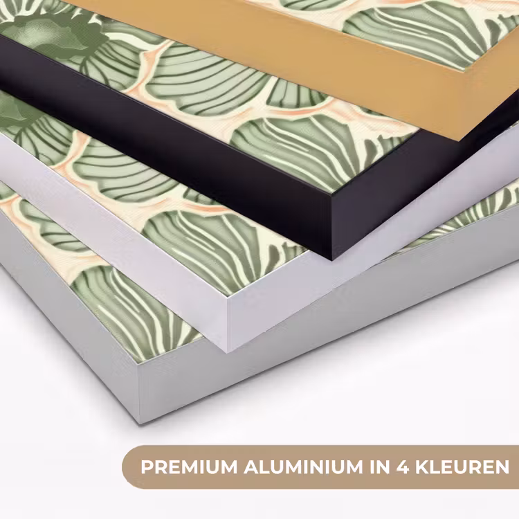 Art frame - Groen - Botanisch - Bloemen - Organisch - Patroon — 2