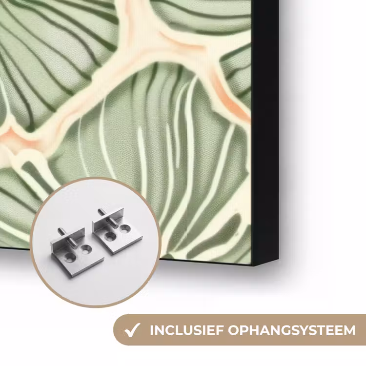 Art frame - Groen - Botanisch - Bloemen - Organisch - Patroon — 6