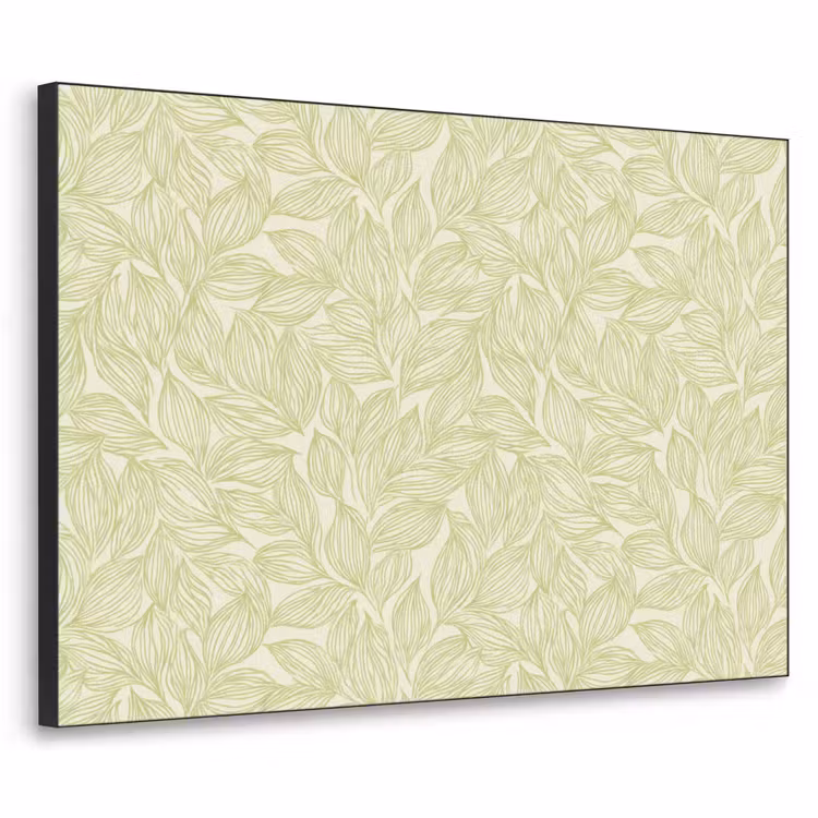 Art frame - Saliegroen - Botanisch - Bladeren - Handgetekend - Patroon — 1