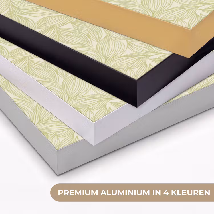Art frame - Saliegroen - Botanisch - Bladeren - Handgetekend - Patroon — 2