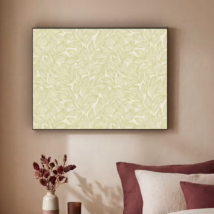 Art frame - Saliegroen - Botanisch - Bladeren - Handgetekend - Patroon — 3