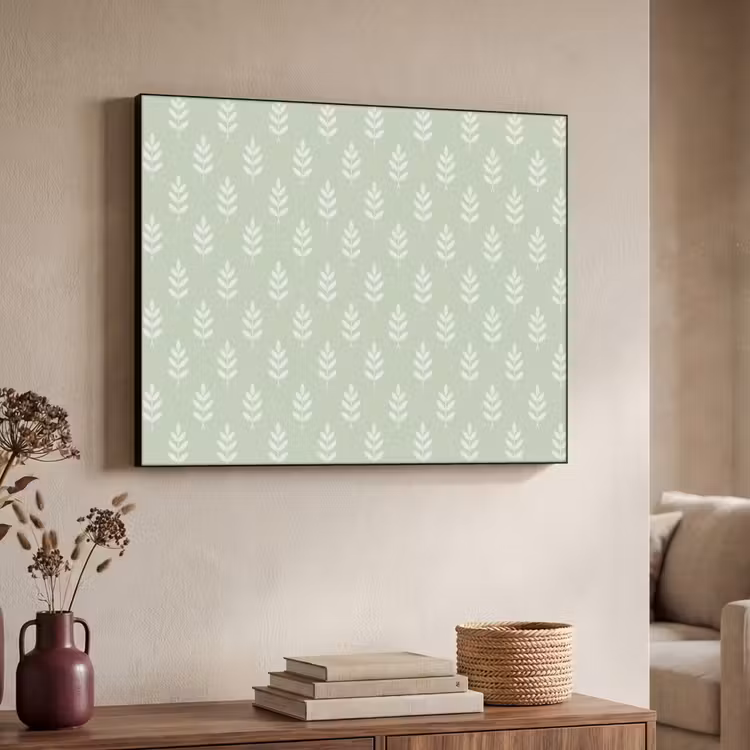 Art frame - Saliegroen - Botanisch - Takjes - Minimalistisch - Patroon — 7