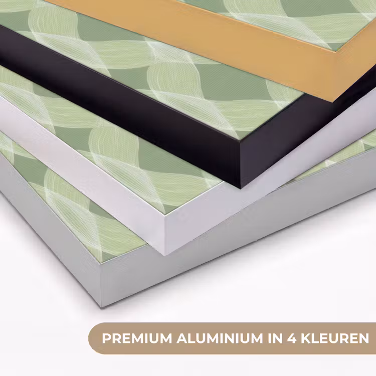 Art frame - Saliegroen - Geometrisch - Organisch - Traliewerk - Patroon — 2