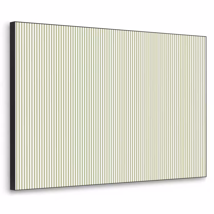 Art frame - Saliegroen - Strepen - Minimalistisch - Patroon — 1