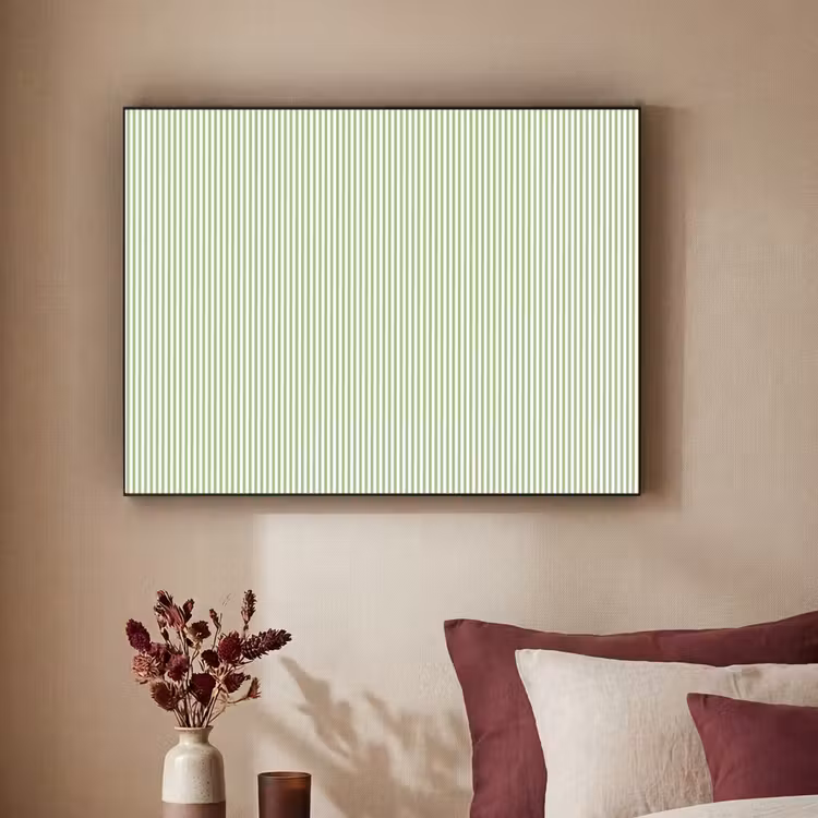 Art frame - Saliegroen - Strepen - Minimalistisch - Patroon — 3