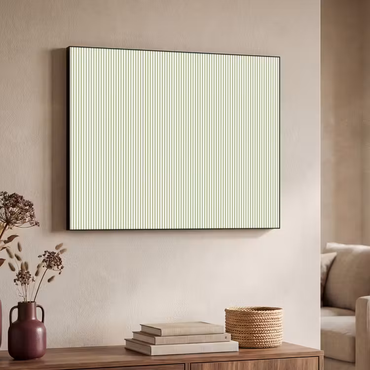 Art frame - Saliegroen - Strepen - Minimalistisch - Patroon — 7