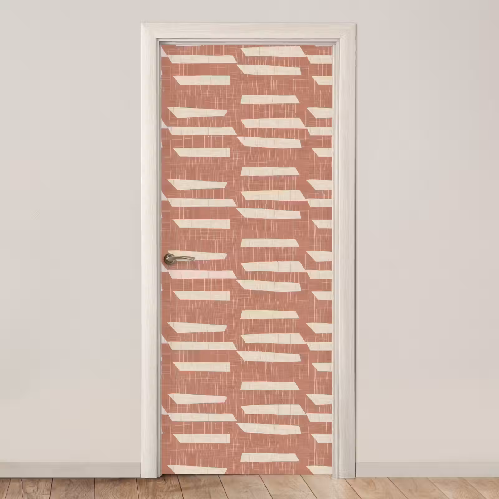 Deursticker - Terracotta - Abstract - Textuur - Patroon — 1