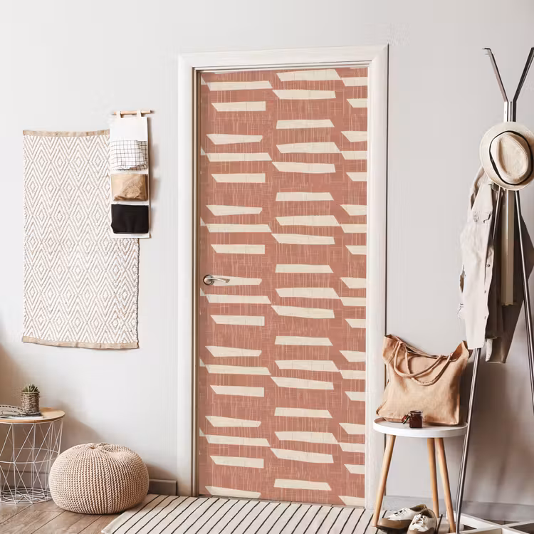 Deursticker - Terracotta - Abstract - Textuur - Patroon — 8