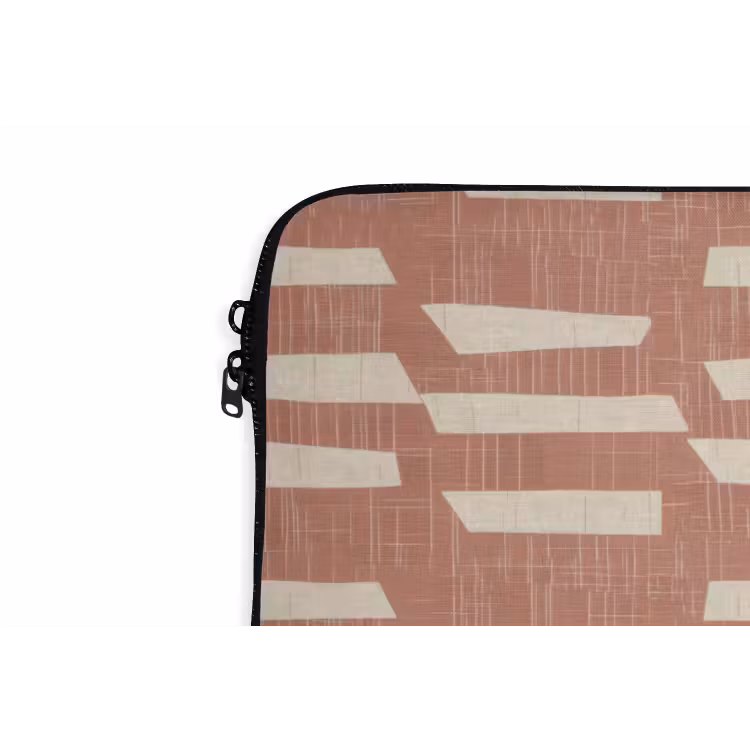 Laptophoes Terracotta - Abstract - Textuur - Patroon — 5