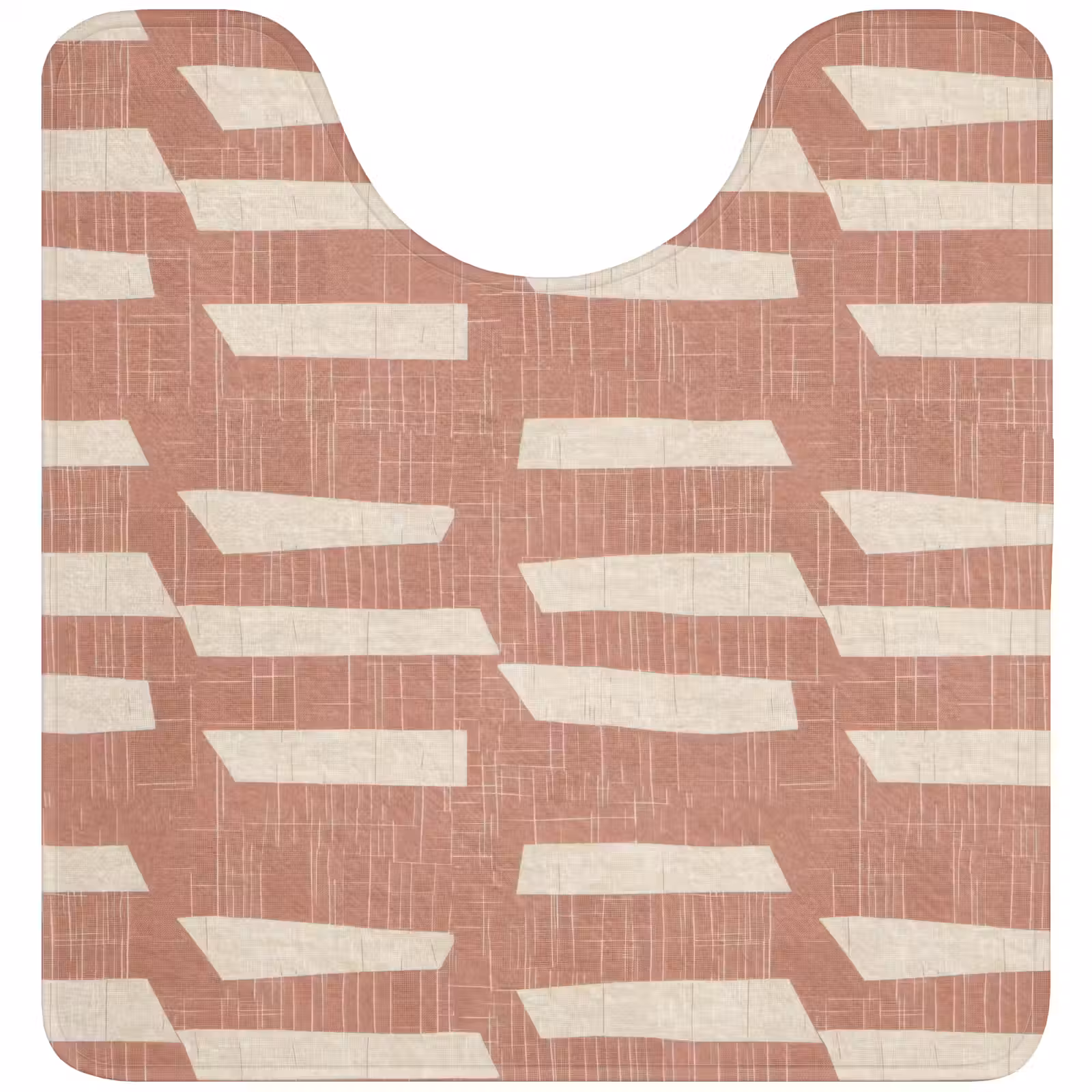WC Mat - Terracotta - Abstract - Textuur - Patroon — 1