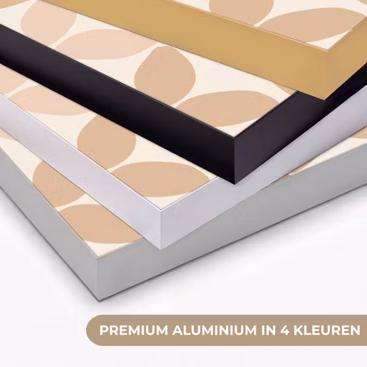 Art frame - Beige - Bladeren - Minimalistisch - Patroon — 2