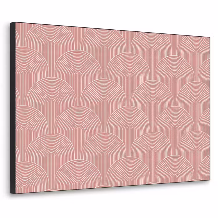 Art frame - Oudroze - Bogen - Deco - Lijnen — 1