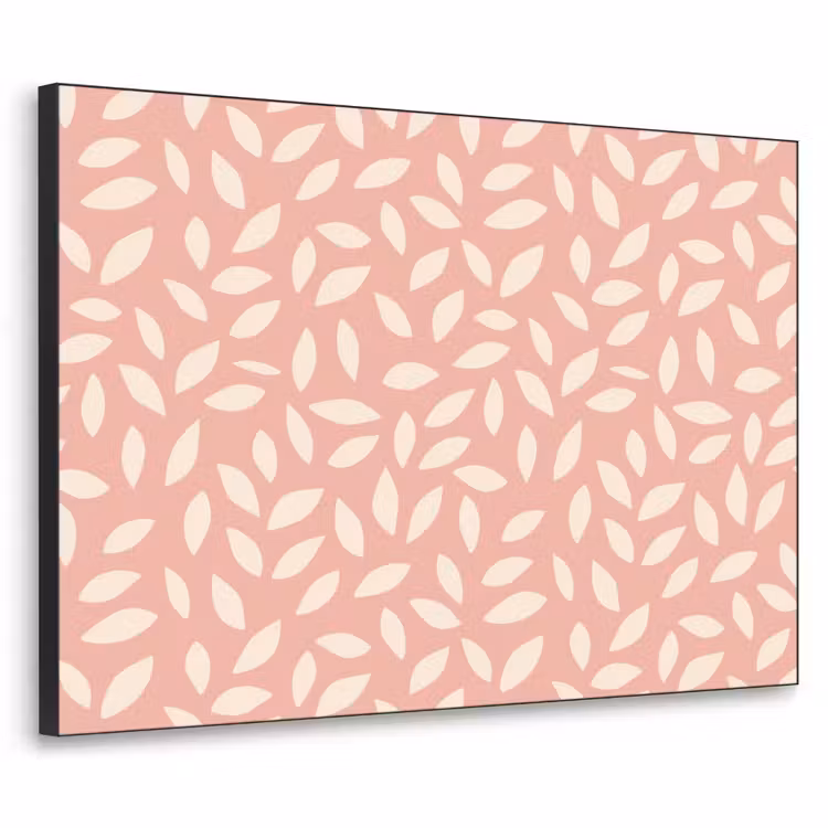 Art frame - Roze - Bladeren - Speels - Patroon — 1