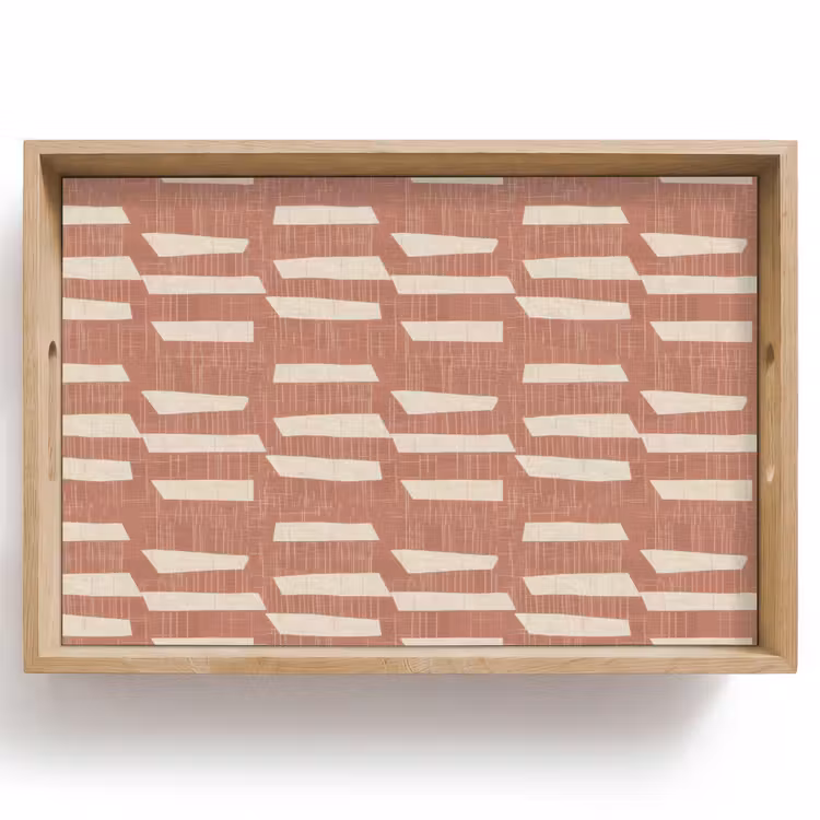 Dienblad - Terracotta - Abstract - Textuur - Patroon — 1