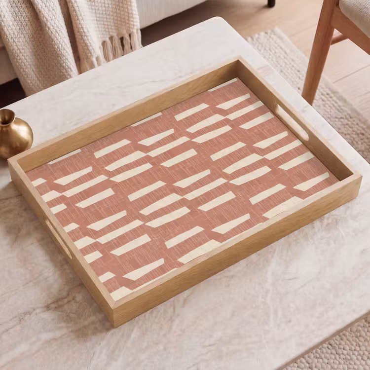 Dienblad - Terracotta - Abstract - Textuur - Patroon — 2