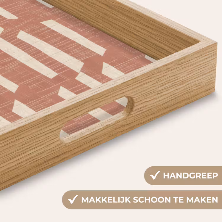 Dienblad - Terracotta - Abstract - Textuur - Patroon — 5